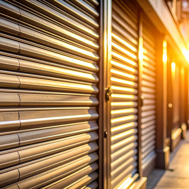 Electric shutter project in Stoke-on-Trent by Allied Shopfront Shutter
